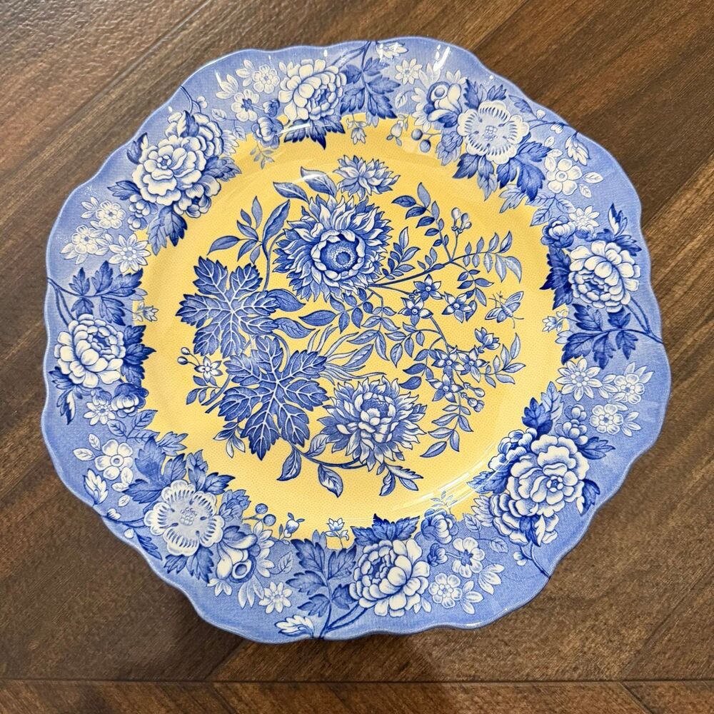 Spode Blue Room Garden Collection Jasmine Buffet Dessert Plate